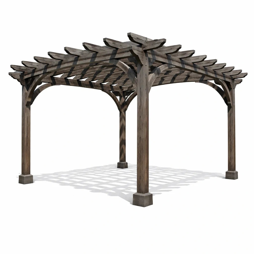 Pergola in Legno di Pino Trattato 3x3 m