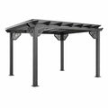 Pergola in Alluminio per Esterni 3x4m Grigio