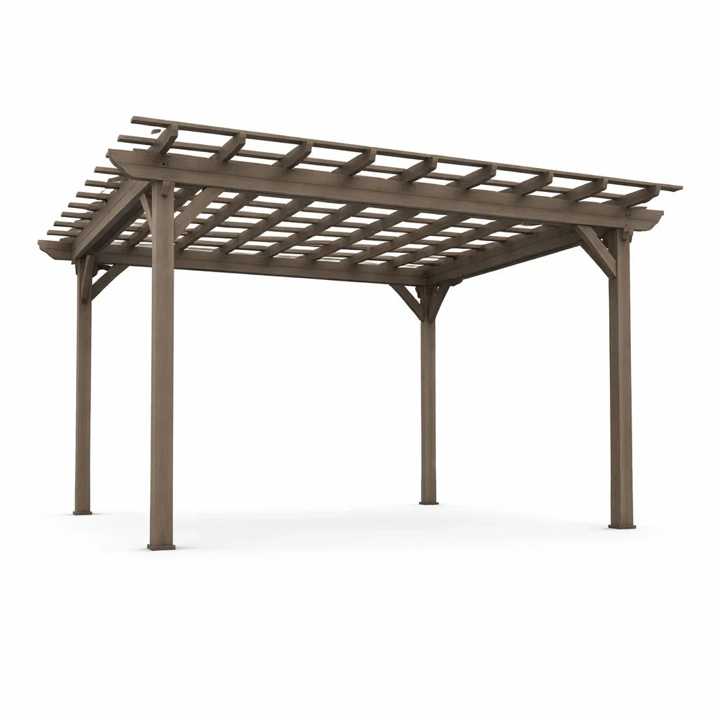 Pergola da Esterno in Legno 300 cm x 300 cm