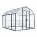 Serra da giardino in alluminio e policarbonato 300x200x220 cm Grigio